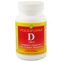 Foodform Vitamin D3 2,000 IU + Mg